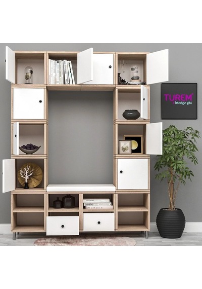 Colerfull Çok Amaçlı Dolap Mdf Siyah Colerfull Çok Amaçlı Dolap Mdf Siyah