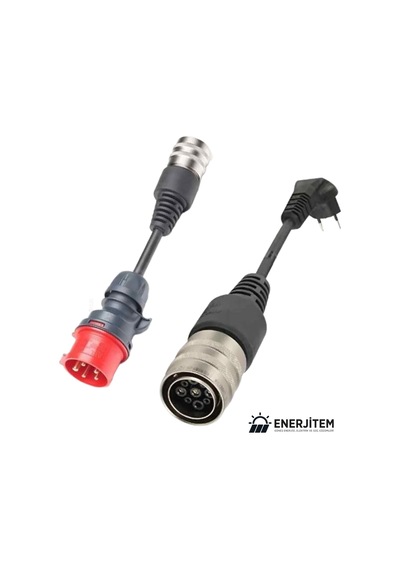 Enerjitem Ayarlı 22 Kw Elektrikli Araç Taşınabilir Şarj İstasyonu