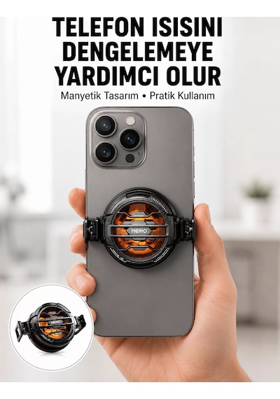 Mobil Oyunlar İçin Serinletici Telefon Fanı Sessiz Çalışma Geniş Kıskaçlı Tasarım Yeni Nesil Mh-hs7747-8404