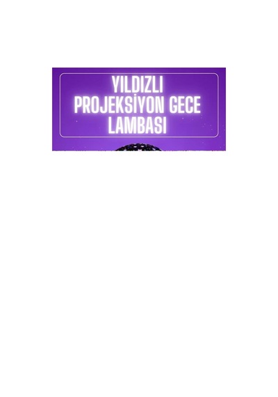 Mey İthalat Yıldız Görünümlü Gece Lambası Renkli Masa Lambası Gökyüzü Projeksiyon 59490763