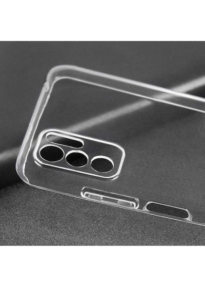 Noktaks - Xiaomi Redmi Note 10 5g Uyumlu - Kılıf Şeffaf Soft Slim Fitt Süper Silikon Kapak - Şeffaf