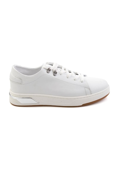 Bambi Beyaz Hakiki Deri Erkek Sneaker E01593000503