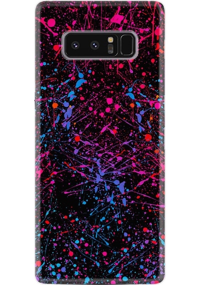 Samsung Uyumlu Galaxy Note 8 Kılıf Silikon Boyalar 1660