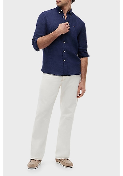 Tommy Hilfiger Keten Regular Fit Uzun Kollu Gömlek Erkek Gömlek Mw0mw41530 Dcc Lacivert Tommy Hilfiger Keten Regular Fit Uzun Kollu Gömlek Erkek Gömlek Mw0mw41530 Dcc Lacivert