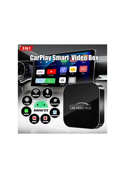 Bilişim Burada Ab038 Kablosuz Carplay & Android Auto, Android 12, Netflix & Youtube, Siyah Bbab038 Diğer
