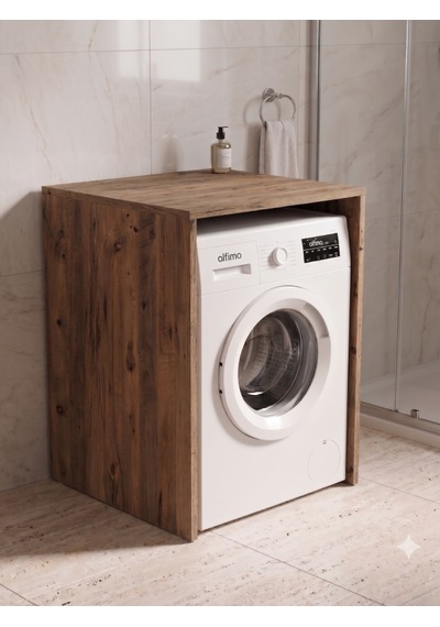 Moly Çamaşır Makine Dolabı Çok Amaçlı Dolap Banyo Dolabı Atlantik Çam Moly Çamaşır Makine Dolabı Çok Amaçlı Dolap Banyo Dolabı Atlantik Çam