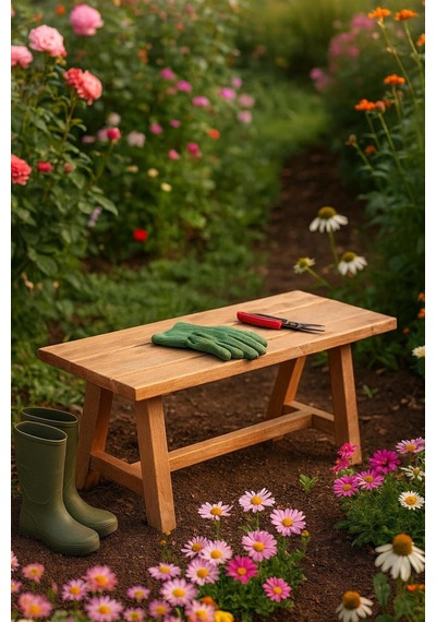 Masif Ahşap Bank Bench 100 Cm Sandalye Mutfak Bank Eskitme Ceviz Renk Kahverengi Kahverengi
