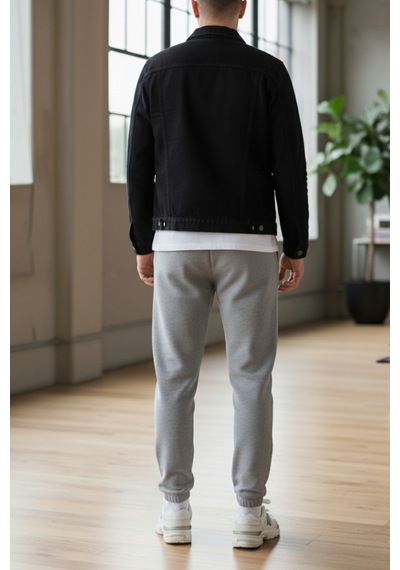 Elemge Pamuklu Erkek Jogger Eşofman Altı Gri Bol Kalıp Ipli Cepli Yumuşak Tuşe 3 Iplik Oversize Elemge Pamuklu Erkek Jogger Eşofman Altı Gri Bol Kalıp Ipli Cepli Yumuşak Tuşe 3 Iplik Oversize