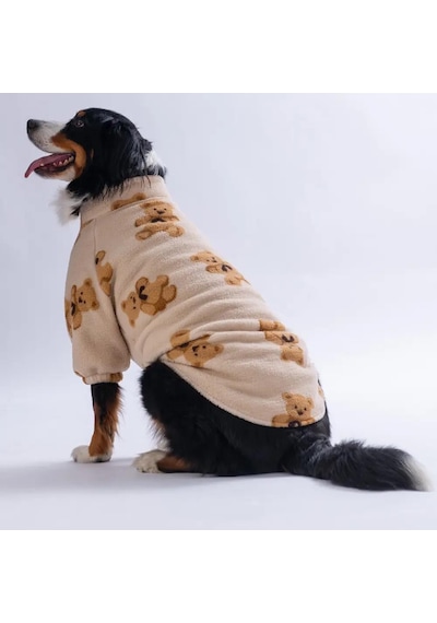 Pawstar 26757- Ekru Gentle Bruno Orta-büyük Irk Köpek Polar Sweatshirt