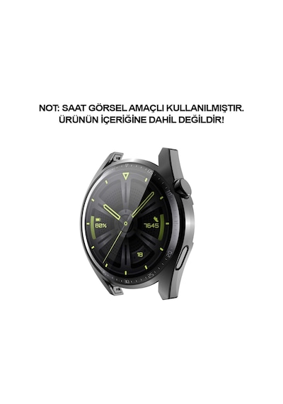 Huawei Watch Gt3 42mm İçin Kılıf 360 Full Round Soft Silicone Siyah Watch Gt3 42mm İle Uyumlu Kılıf - Siyah Çok Renkli Huawei Watch Gt3 42mm İçin Kılıf 360 Full Round Soft Silicone Siyah Watch Gt3 42mm İle Uyumlu Kılıf - Siyah Çok Renkli