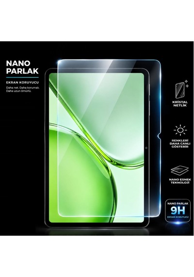 Honor Pad X9b Max İle Uyumlu Ekran Koruyucu 13 İnç 9h Kırılmaz Esnek Nano Cam, Çizilmeye Ve Darbeye Dayanıklı Koruma, Hd Şeffaf