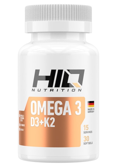 Hiq Nutrition Omega 3 D3+K2 Complex 30 Softgel