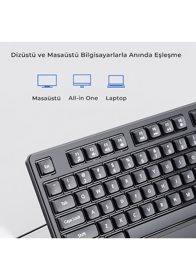 Philips Spk6247 Kablolu Türkçe Q Klavye Siyah