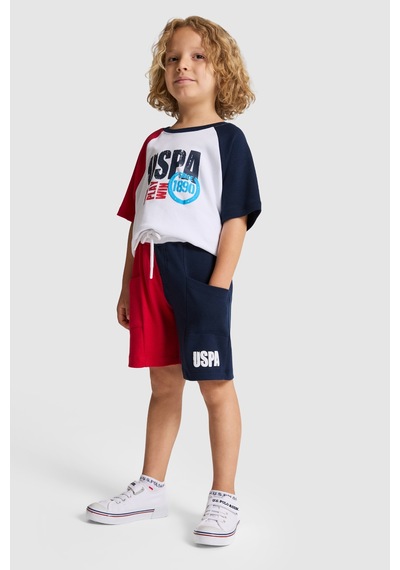 U.s. Polo Assn. Erkek Çocuk Kırmızı Şort Örme 50325620-vr171 Basıc Kırmızı