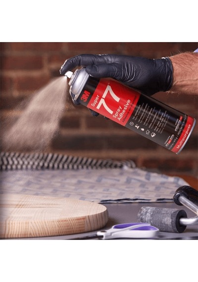 3m Sprey 77 Genel Amaçlı Sprey Yapıştırıcı, Şeffaf - 500 Ml