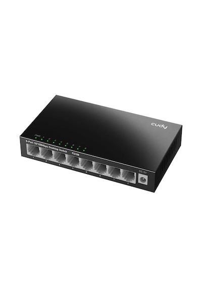 Cudy Fs108 8port 10/100mbps Duvar Montajlı Metal Masaüstü Switch