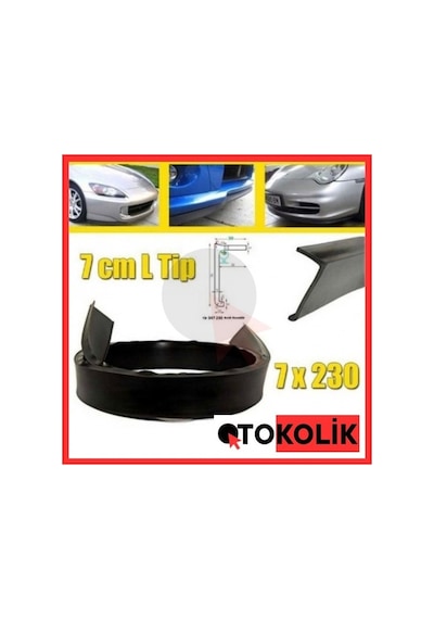 Ön Lip 7 Cm X 230 Cm Universal Tampon Eki Spoiler Onkar Otk-24649