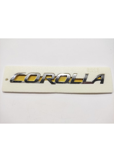 Toyota Corolla Arma Bagaj Yazısı Y.m. Yapıştırma 17.5cmx1.9cm 8213