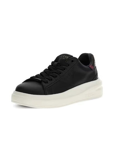 Guess Elbina Kadın Deri Sneaker Ayakkabı Flpe11lea12 Siyah
