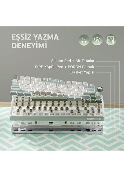 Royal Kludge R75 %75 Gasket Mekanik Oyuncu Klavyesi