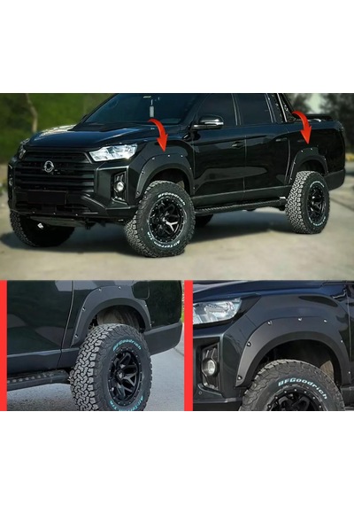 Ssangyong Musso 2017-2023 Çamurluk Dodik Set
