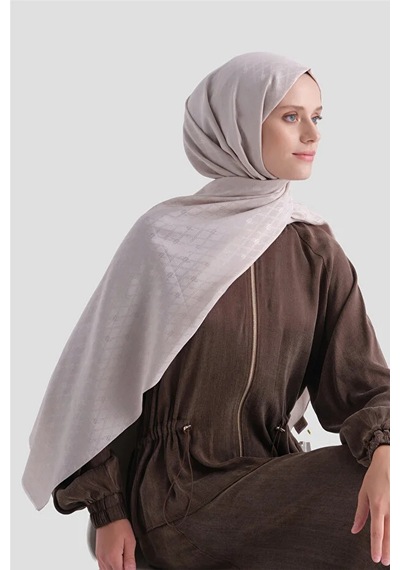 Armine Elegance Pamuk - İpek Şal P3001 Pudra