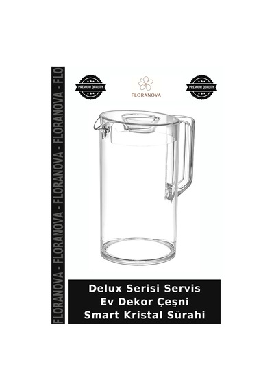 Delux Serisi Servis Ev Dekor Çeşni Smart Kristal Sürahi