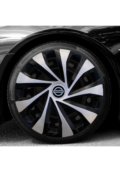 Kırılmaz Nissan Primera 14'' inç Uyumlu Jant Kapağı 4 Adet 1 Takım Çelik Görünümlü