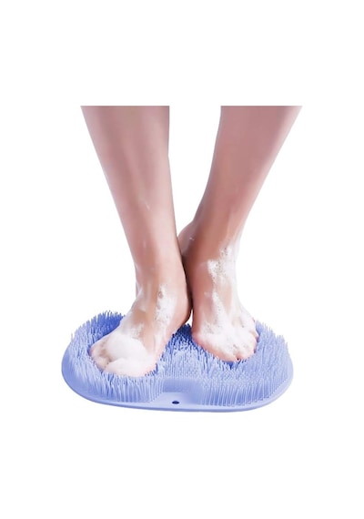 Özel Üretim Kaymaz Banyo Ped Peeling Fırça Silikon Duş Masaj Matı Vantuzlu Ayaklar Sırt İçin Çok Renkli