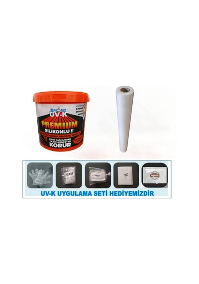 Avantajlı Paket Uv-K Premium Silikonlu 15 Kg Su Yalıtım Boyası ve
