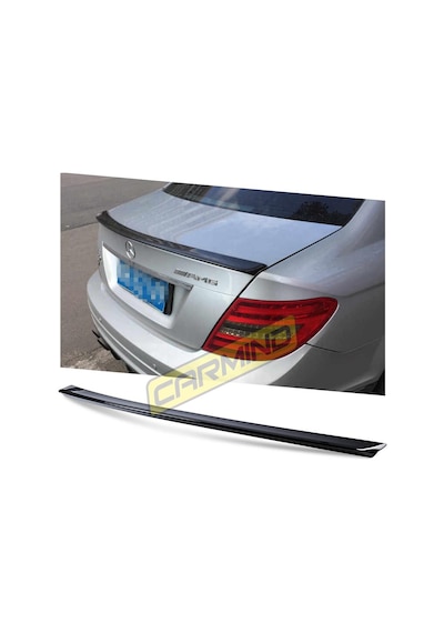 Mercedes C Serisi W204 Bagaj Üstü Piano Black Spoiler