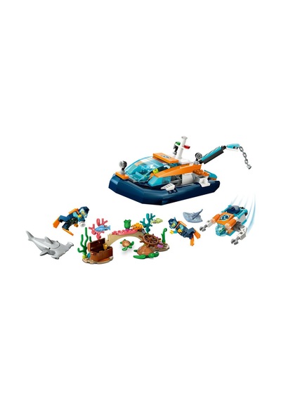 LEGO® City 60377 Kâşif Dalış Kapsülü 182 Parça
