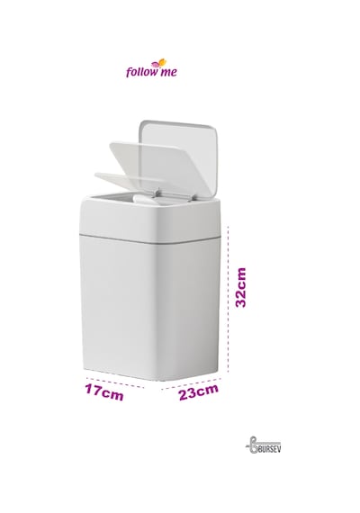 Follow Me Sensörlü  Çöp Kovası 12 Litre