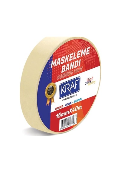Maskeleme Bandı, 15mm X 40m, Krem