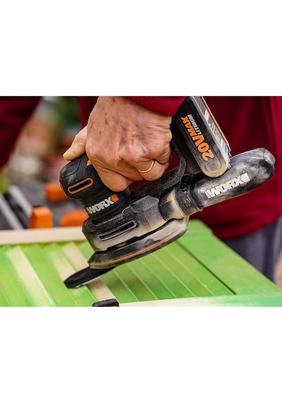 Worx WX822 20 V 2.0 Ah Li-ion Şarjlı Profesyonel Üçgen Mouse Zımpara