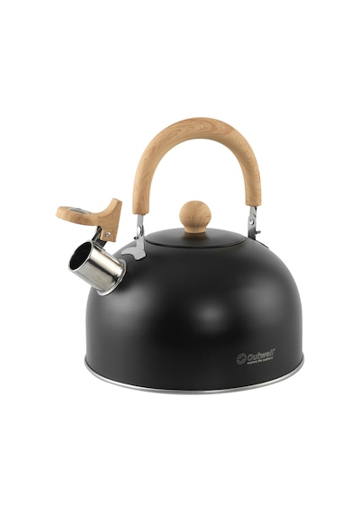 Outwell Tea Break Kettle Lux 2.2 Litre L Black Düdüklü Çaydanlık Demlik Siyah