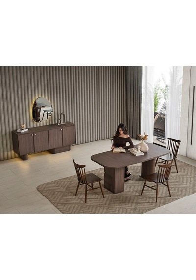 Casamila Mdf Yemek Odası Takımı Aytaşı
