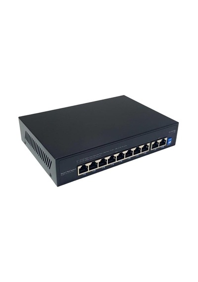Herz 8 Port Poe Switch + 2 Port Uplink Gigabit