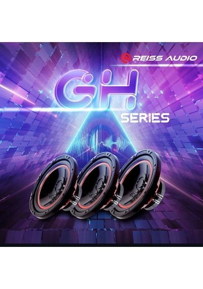 Reiss Rs-gh12 Çift Bobin 1400 Wat 350 W Rms 30 Cm Subwoofer Basd4