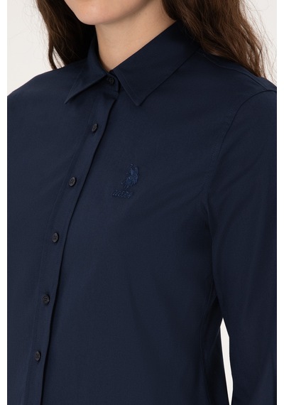 U.s. Polo Assn. Kadın Lacivert Gömlek Basic 50298091-vr033 Lacivert
