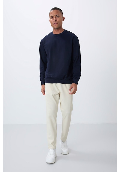 Tommy Life Bej Yüzeyi Dokulu Standart Fit Erkek Eşofman Alt - 82155