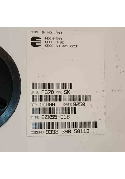 Bzx55c18 18v Phılıps Zener Diyot 400 Adet