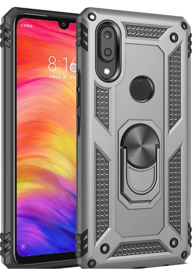 Huawei P Smart 2019 Kılıf Zore Vega Kapak Mavi
