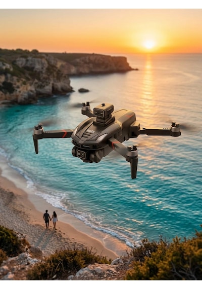 Canlı Görüntü Aktarımlı Çift Kameralı Uzaktan Kumandalı Drone