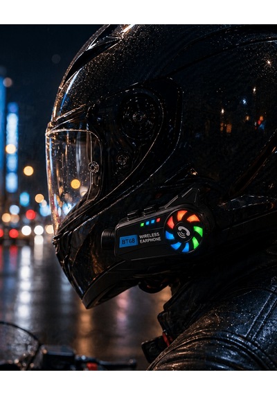 Kask Üstü Kamera Bluetooth Müzik Ve Çağrı Özellikli Geniş Açılı Lens - Uczzzbt68kameralıintercom-2-1