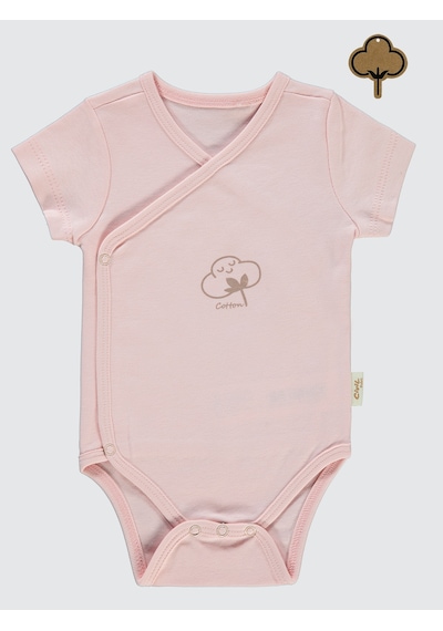 Civil Baby Bebek Organik Çıtçıtlı Badi 0-3 Ay Pembe