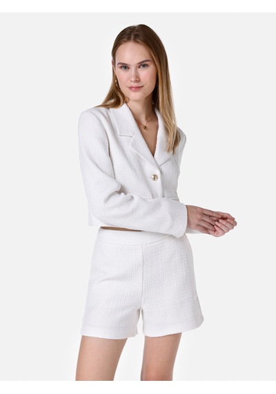 Colins Beyaz Kadın Ceket Cl1067520 Q1.v1 Ofw Beyaz
