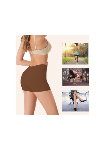 Mistirik Carigna Model Toparlayıcı Ve Sıkılaştırıcı Lazer Kesim Iz Yapmaz Toparlayıcı Boxer Kahve Renk
