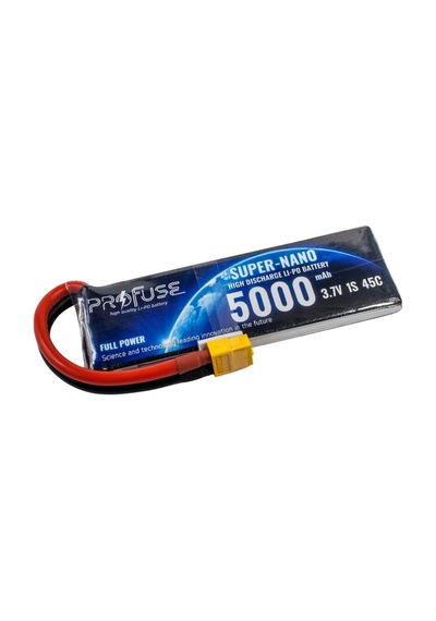 Profuse 1s 3.7v Lipo Li-po Lityum Polimer Batarya - 5000mah, 45c