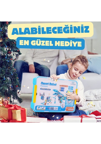Makerzoid Smart Robot Premium 400 Parça 200+ Model Robot Kodlama Seti 6+ Yaş